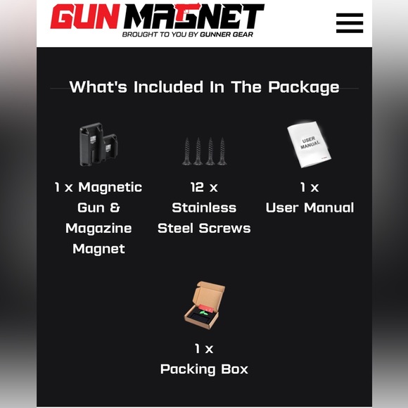 Gunner Gear Gun Magnet 🧲 - Picture 4 of 4